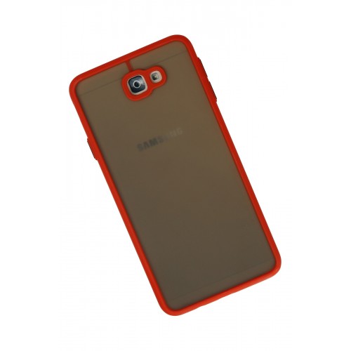 Newface Samsung Galaxy J7 Prime Kılıf Montreal Silikon Kapak - Kırmızı Newface Samsung Galaxy J7 Prime Kılıf Montreal Silikon Kapak - Kırmızı