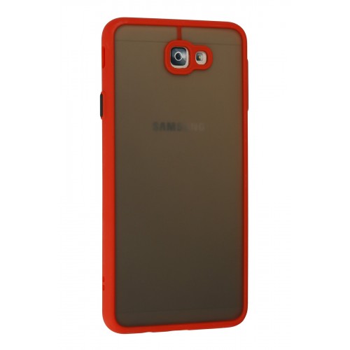 Newface Samsung Galaxy J7 Prime Kılıf Montreal Silikon Kapak - Kırmızı Newface Samsung Galaxy J7 Prime Kılıf Montreal Silikon Kapak - Kırmızı