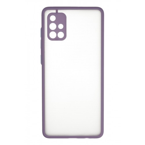 Newface Samsung Galaxy A71 Kılıf Montreal Silikon Kapak - Mor Newface Samsung Galaxy A71 Kılıf Montreal Silikon Kapak - Mor
