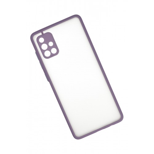 Newface Samsung Galaxy A71 Kılıf Montreal Silikon Kapak - Mor Newface Samsung Galaxy A71 Kılıf Montreal Silikon Kapak - Mor
