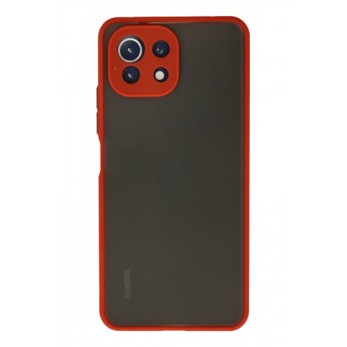 Newface Xiaomi Mİ 11 Lite Kılıf Montreal Silikon Kapak - Kırmızı Newface Xiaomi Mİ 11 Lite Kılıf Montreal Silikon Kapak - Kırmızı
