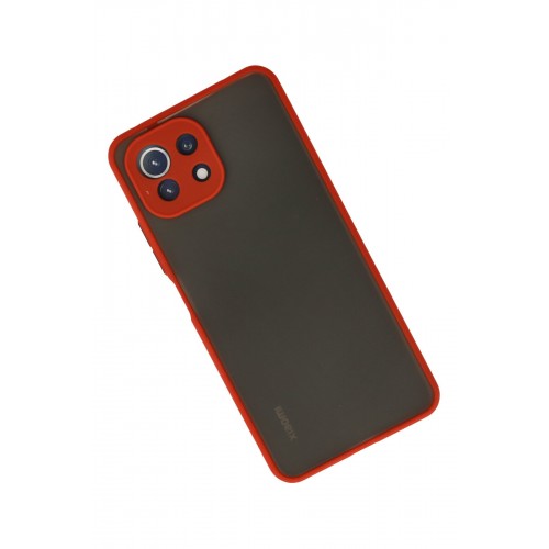 Newface Xiaomi Mİ 11 Lite Kılıf Montreal Silikon Kapak - Kırmızı Newface Xiaomi Mİ 11 Lite Kılıf Montreal Silikon Kapak - Kırmızı