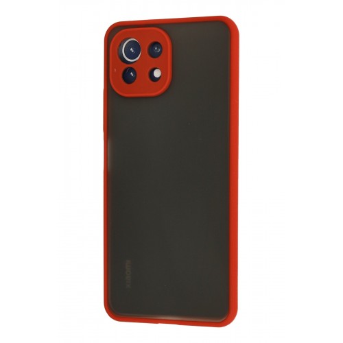 Newface Xiaomi Mİ 11 Lite Kılıf Montreal Silikon Kapak - Kırmızı Newface Xiaomi Mİ 11 Lite Kılıf Montreal Silikon Kapak - Kırmızı