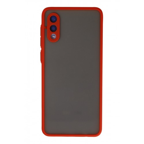 Newface Samsung Galaxy A02 Kılıf Montreal Silikon Kapak - Kırmızı Newface Samsung Galaxy A02 Kılıf Montreal Silikon Kapak - Kırmızı