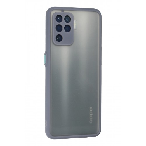Newface Oppo Reno 5 Lite Kılıf Montreal Silikon Kapak - Gri Newface Oppo Reno 5 Lite Kılıf Montreal Silikon Kapak - Gri