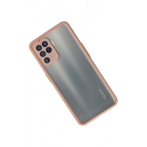 Newface Oppo Reno 5 Lite Kılıf Montreal Silikon Kapak - Pembe Newface Oppo Reno 5 Lite Kılıf Montreal Silikon Kapak - Pembe