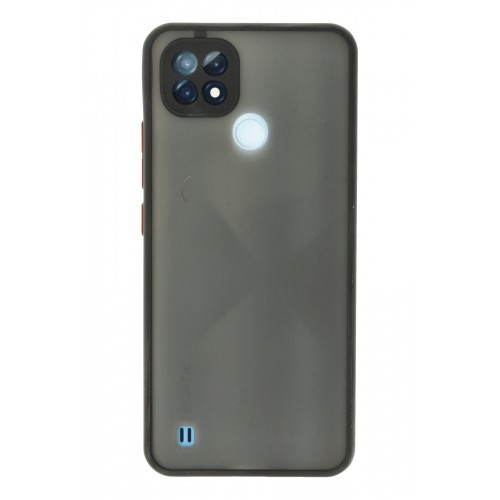 Newface Realme C21 Kılıf Montreal Silikon Kapak - Siyah