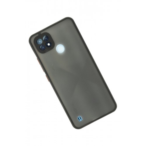 Newface Realme C21 Kılıf Montreal Silikon Kapak - Siyah Newface Realme C21 Kılıf Montreal Silikon Kapak - Siyah