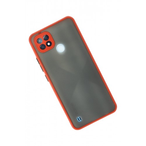 Newface Realme C21 Kılıf Montreal Silikon Kapak - Kırmızı Newface Realme C21 Kılıf Montreal Silikon Kapak - Kırmızı
