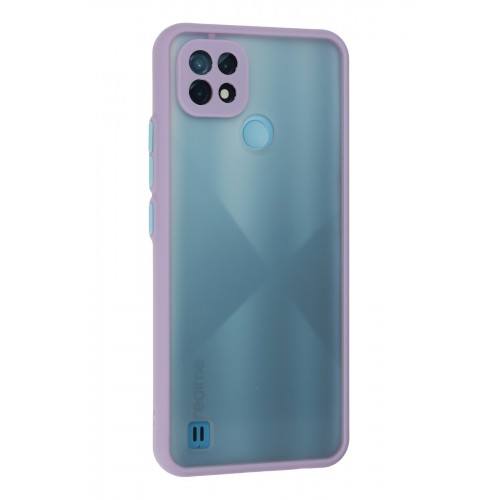 Newface Realme C21 Kılıf Montreal Silikon Kapak - Mor Newface Realme C21 Kılıf Montreal Silikon Kapak - Mor