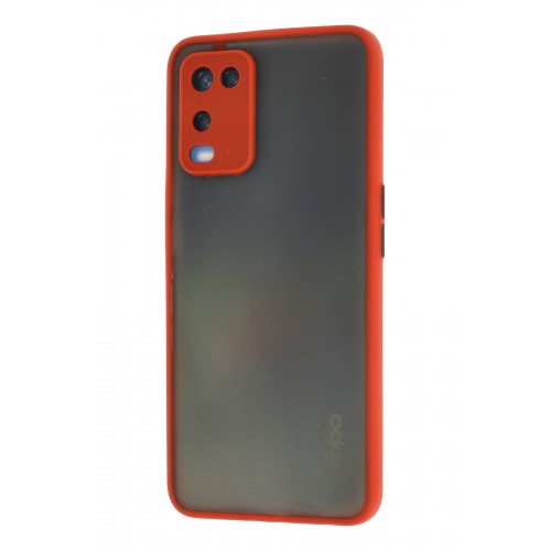Newface Oppo A54 4G Kılıf Montreal Silikon Kapak - Kırmızı Newface Oppo A54 4G Kılıf Montreal Silikon Kapak - Kırmızı
