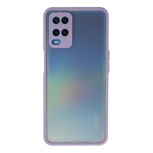 Newface Oppo A54 4G Kılıf Montreal Silikon Kapak - Mor Newface Oppo A54 4G Kılıf Montreal Silikon Kapak - Mor
