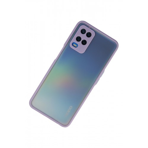 Newface Oppo A54 4G Kılıf Montreal Silikon Kapak - Mor Newface Oppo A54 4G Kılıf Montreal Silikon Kapak - Mor