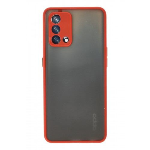 Newface Oppo A74 4G Kılıf Montreal Silikon Kapak - Kırmızı Newface Oppo A74 4G Kılıf Montreal Silikon Kapak - Kırmızı