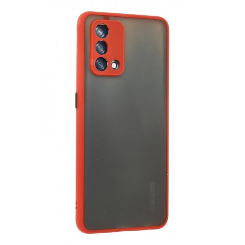 Newface Oppo A74 4G Kılıf Montreal Silikon Kapak - Kırmızı Newface Oppo A74 4G Kılıf Montreal Silikon Kapak - Kırmızı