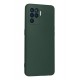 Newface Oppo Reno 5 Lite Kılıf Nano içi Kadife Silikon - Koyu Yeşil Newface Oppo Reno 5 Lite Kılıf Nano içi Kadife Silikon - Koyu Yeşil