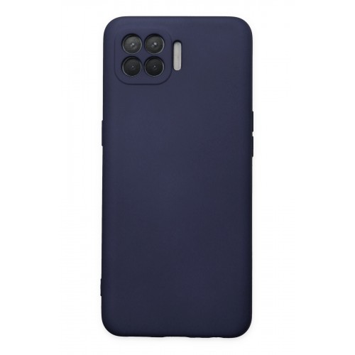 Newface Oppo Reno 4 Lite Kılıf Nano içi Kadife Silikon - Lacivert Newface Oppo Reno 4 Lite Kılıf Nano içi Kadife Silikon - Lacivert