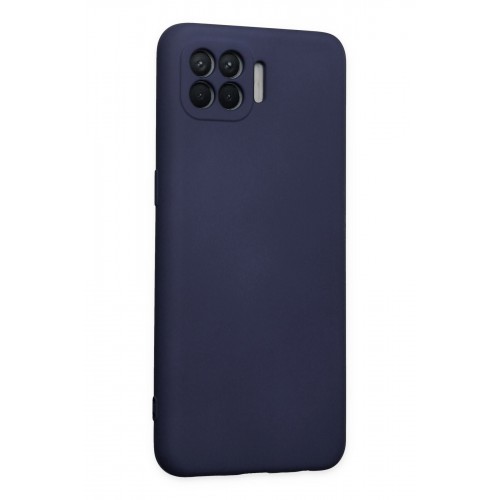 Newface Oppo Reno 4 Lite Kılıf Nano içi Kadife Silikon - Lacivert Newface Oppo Reno 4 Lite Kılıf Nano içi Kadife Silikon - Lacivert
