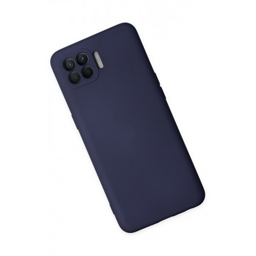 Newface Oppo Reno 4 Lite Kılıf Nano içi Kadife Silikon - Lacivert Newface Oppo Reno 4 Lite Kılıf Nano içi Kadife Silikon - Lacivert