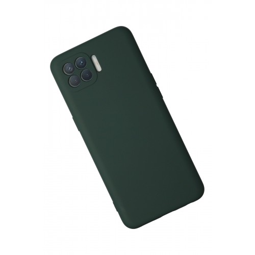 Newface Oppo Reno 4 Lite Kılıf Nano içi Kadife Silikon - Koyu Yeşil Newface Oppo Reno 4 Lite Kılıf Nano içi Kadife Silikon - Koyu Yeşil