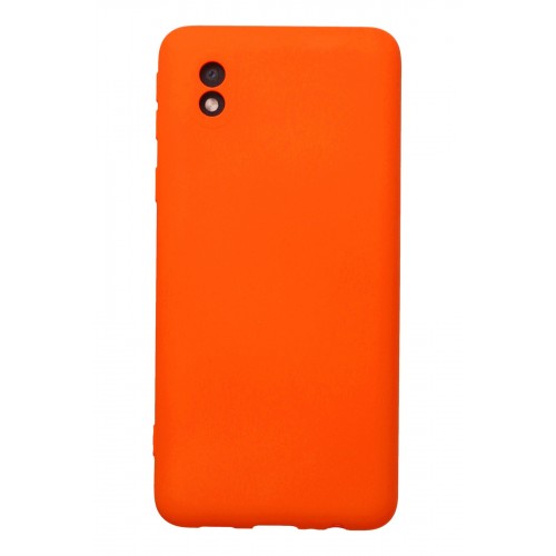 Newface Samsung Galaxy A01 Core Kılıf Nano içi Kadife Silikon - Turuncu Newface Samsung Galaxy A01 Core Kılıf Nano içi Kadife Silikon - Turuncu