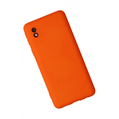 Newface Samsung Galaxy A01 Core Kılıf Nano içi Kadife Silikon - Turuncu Newface Samsung Galaxy A01 Core Kılıf Nano içi Kadife Silikon - Turuncu