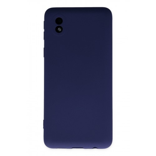Newface Samsung Galaxy A01 Core Kılıf Nano içi Kadife Silikon - Lacivert Newface Samsung Galaxy A01 Core Kılıf Nano içi Kadife Silikon - Lacivert