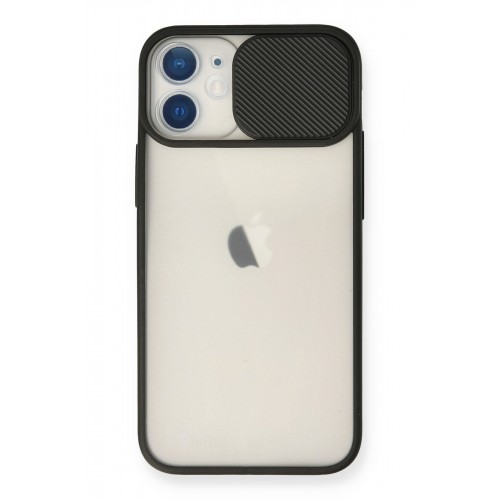Newface iPhone 11 Kılıf Palm Buzlu Kamera Sürgülü Silikon - Siyah Newface iPhone 11 Kılıf Palm Buzlu Kamera Sürgülü Silikon - Siyah