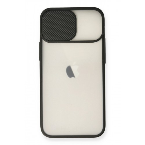Newface iPhone 11 Kılıf Palm Buzlu Kamera Sürgülü Silikon - Siyah Newface iPhone 11 Kılıf Palm Buzlu Kamera Sürgülü Silikon - Siyah