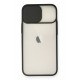 Newface iPhone 11 Kılıf Palm Buzlu Kamera Sürgülü Silikon - Siyah Newface iPhone 11 Kılıf Palm Buzlu Kamera Sürgülü Silikon - Siyah