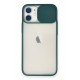 Newface iPhone 11 Kılıf Palm Buzlu Kamera Sürgülü Silikon - Yeşil Newface iPhone 11 Kılıf Palm Buzlu Kamera Sürgülü Silikon - Yeşil