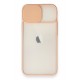 Newface iPhone 11 Kılıf Palm Buzlu Kamera Sürgülü Silikon - Pembe Newface iPhone 11 Kılıf Palm Buzlu Kamera Sürgülü Silikon - Pembe