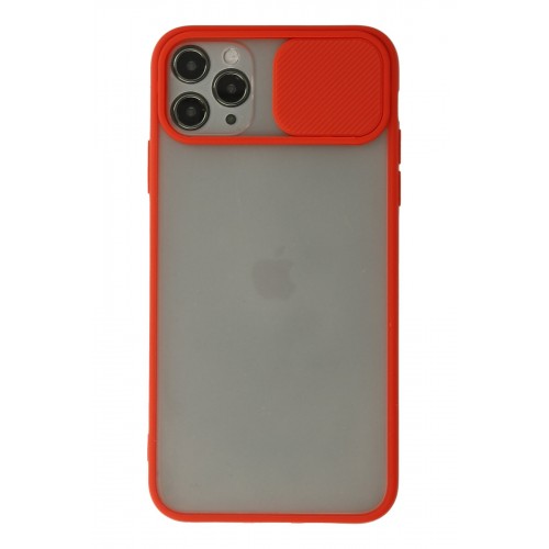 Newface iPhone 11 Pro Kılıf Palm Buzlu Kamera Sürgülü Silikon - Kırmızı Newface iPhone 11 Pro Kılıf Palm Buzlu Kamera Sürgülü Silikon - Kırmızı