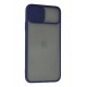 Newface iPhone 11 Pro Max Kılıf Palm Buzlu Kamera Sürgülü Silikon - Lacivert Newface iPhone 11 Pro Max Kılıf Palm Buzlu Kamera Sürgülü Silikon - Lacivert