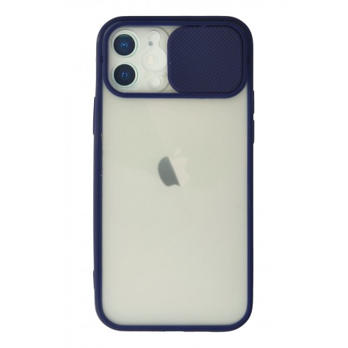 Newface iPhone 12 Kılıf Palm Buzlu Kamera Sürgülü Silikon - Lacivert Newface iPhone 12 Kılıf Palm Buzlu Kamera Sürgülü Silikon - Lacivert