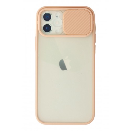 Newface iPhone 12 Kılıf Palm Buzlu Kamera Sürgülü Silikon - Pembe Newface iPhone 12 Kılıf Palm Buzlu Kamera Sürgülü Silikon - Pembe