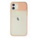 Newface iPhone 12 Kılıf Palm Buzlu Kamera Sürgülü Silikon - Pembe Newface iPhone 12 Kılıf Palm Buzlu Kamera Sürgülü Silikon - Pembe