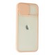 Newface iPhone 12 Kılıf Palm Buzlu Kamera Sürgülü Silikon - Pembe Newface iPhone 12 Kılıf Palm Buzlu Kamera Sürgülü Silikon - Pembe