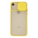 Newface iPhone 8 Kılıf Palm Buzlu Kamera Sürgülü Silikon - Sarı Newface iPhone 8 Kılıf Palm Buzlu Kamera Sürgülü Silikon - Sarı