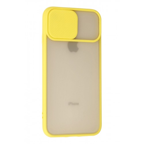 Newface iPhone 8 Kılıf Palm Buzlu Kamera Sürgülü Silikon - Sarı Newface iPhone 8 Kılıf Palm Buzlu Kamera Sürgülü Silikon - Sarı