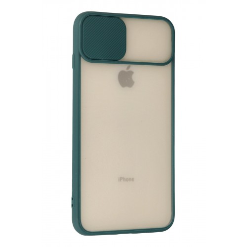 Newface iPhone 8 Plus Kılıf Palm Buzlu Kamera Sürgülü Silikon - Yeşil Newface iPhone 8 Plus Kılıf Palm Buzlu Kamera Sürgülü Silikon - Yeşil