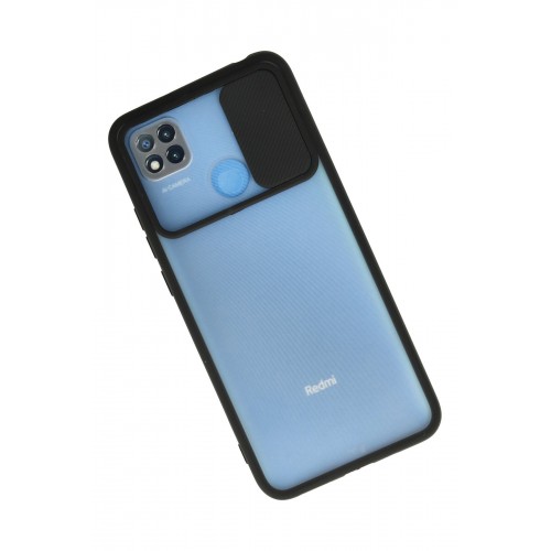 Newface Xiaomi Redmi 9C Kılıf Palm Buzlu Kamera Sürgülü Silikon - Siyah Newface Xiaomi Redmi 9C Kılıf Palm Buzlu Kamera Sürgülü Silikon - Siyah