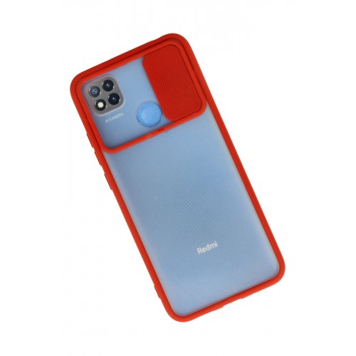Newface Xiaomi Redmi 9C Kılıf Palm Buzlu Kamera Sürgülü Silikon - Kırmızı Newface Xiaomi Redmi 9C Kılıf Palm Buzlu Kamera Sürgülü Silikon - Kırmızı