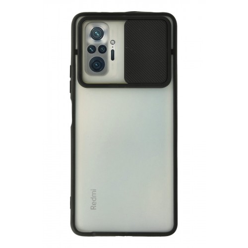 Newface Xiaomi Redmi Note 10 Pro Kılıf Palm Buzlu Kamera Sürgülü Silikon - Siyah Newface Xiaomi Redmi Note 10 Pro Kılıf Palm Buzlu Kamera Sürgülü Silikon - Siyah