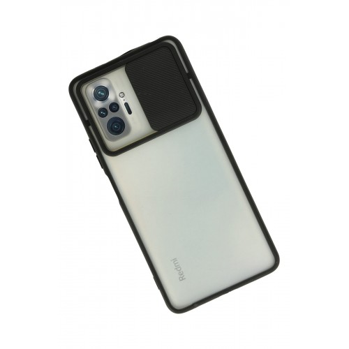 Newface Xiaomi Redmi Note 10 Pro Kılıf Palm Buzlu Kamera Sürgülü Silikon - Siyah Newface Xiaomi Redmi Note 10 Pro Kılıf Palm Buzlu Kamera Sürgülü Silikon - Siyah