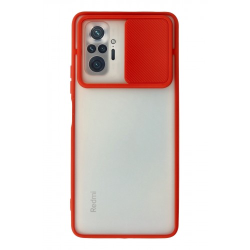 Newface Xiaomi Redmi Note 10 Pro Kılıf Palm Buzlu Kamera Sürgülü Silikon - Kırmızı Newface Xiaomi Redmi Note 10 Pro Kılıf Palm Buzlu Kamera Sürgülü Silikon - Kırmızı