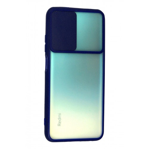 Newface Xiaomi Redmi Note 10 Kılıf Palm Buzlu Kamera Sürgülü Silikon - Lacivert Newface Xiaomi Redmi Note 10 Kılıf Palm Buzlu Kamera Sürgülü Silikon - Lacivert
