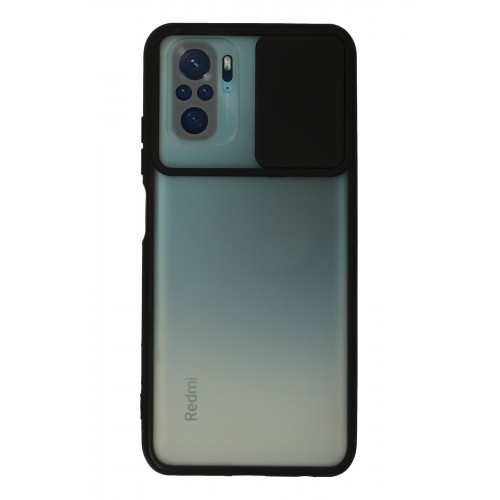 Newface Xiaomi Redmi Note 10S Kılıf Palm Buzlu Kamera Sürgülü Silikon - Siyah Newface Xiaomi Redmi Note 10S Kılıf Palm Buzlu Kamera Sürgülü Silikon - Siyah