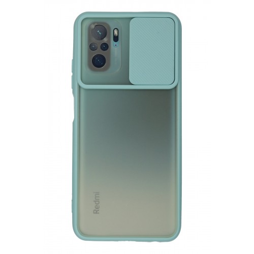 Newface Xiaomi Redmi Note 10S Kılıf Palm Buzlu Kamera Sürgülü Silikon - Turkuaz Newface Xiaomi Redmi Note 10S Kılıf Palm Buzlu Kamera Sürgülü Silikon - Turkuaz