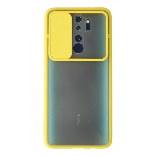 Newface Xiaomi Redmi Note 8 Pro Kılıf Palm Buzlu Kamera Sürgülü Silikon - Sarı Newface Xiaomi Redmi Note 8 Pro Kılıf Palm Buzlu Kamera Sürgülü Silikon - Sarı